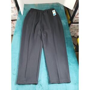 Covington Pants Size 18 Womens Black Stretch Pull On Ladies Straight USA NWT